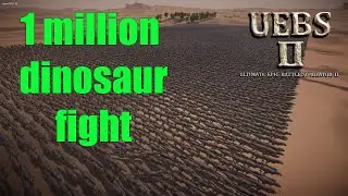 1 Million dinosaurs Fight | Ultimate epic battle simulator 2
