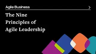 The Nine Principles of Agile Leadership