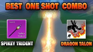 『Spikey trident + Dragon talon + Cyborg V4 』Combo And Bounty hunting | Blox fruits