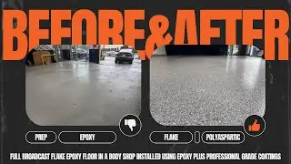 DIY Epoxy Floor Transformation: Removing Old Coating & Installing Stunning Flake Epoxy Floor