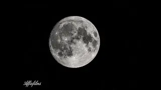 Moon filmed in 4K with Lumix FZ82