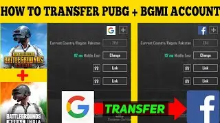 How To Transfer PUBG/BGMI Google Account To Facebook Account in 2023😱 Change Pubg Login Account 2023
