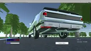 Drag race mais transmissão manual Unity 3D.