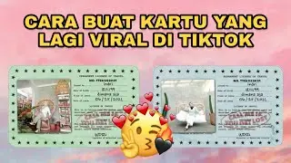 Cara Edit Kartu Yang Viral Di Tiktok | Bagus Banget