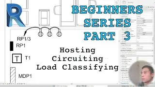 Revit Tutorial - Beginners Series - Part 3: Hosting Elements, Circuiting and Load Classifying