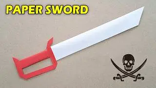 EASY PAPER SWORD MAKING - ( How to Make a Paper Sword )