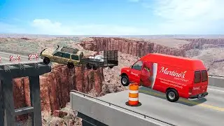 CARS VS DAMAGE BRIDGE  | BEAMNG DRIVE