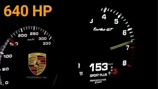 2022 Porsche Cayenne Turbo GT 640 HP Acceleration 0-180 km/h