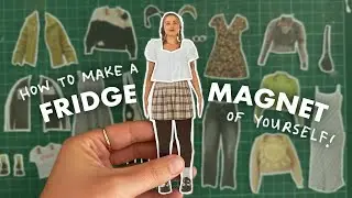 i turned my wardrobe into a fridge magnet & YOU CAN TOO