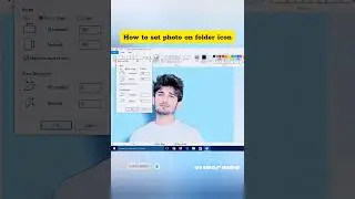 Folder par photo kaise lgaye || How to set photo on folder icon #window #photo #folder