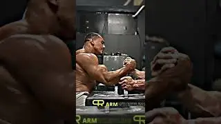Way 2 STRONG‼️😱 LARRY WHEELS vs JUJIMUFU #shorts #armwrestling