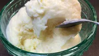 Мороженое  за 5 копеек без сливок. Дешево, просто  и очень вкусно. Мороженое из молока и яиц.