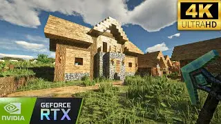ULTRA REALISTIC MINECRAFT!! | Full Raytracing | Patrix + Seus PTGI | RTX 4080 + AMD 7950X3D
