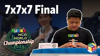 Crowning A 7x7 Champion | Rubik's WCA World Championship 2025 7x7 Finals