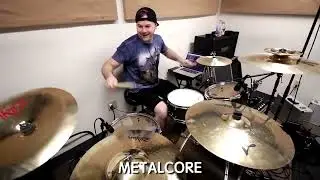 10 styles of metal drummers