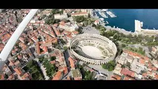 FlightLog #25 - Roman Amphitheatre in Pula (Croatia) | C172 | HD