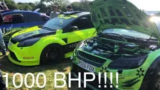 1000 BHP FOCUS RS | Massive Turbos And Screamer Pipes | Ford TakeOver Meet