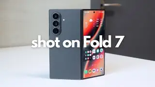 Shot on Samsung Galaxy Z Fold 7: 4K HDR 60FPS Vlog Test in Seoul!