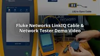 Live Demo of the LinkIQ Cable+Network Tester