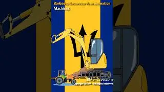 Long Arm EXCAVATOR BARBADOS Animation JBManCave.com #Shorts
