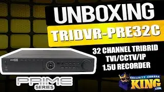 Unboxing - 32 Channel Tribrid TVI/CCTV/IP 1.5U Recorder - TRIDVR-PRE32C