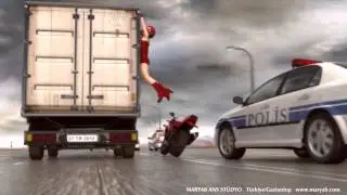 3d max animasyon, Aksiyon sahne