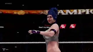 (REQUEST) HOT SUPERHEROINE :  BLAIR DAME VS RAINBOW MIKA  ( iron man submission match )