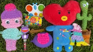 Berburu Balon Tiup, Simple Dimple, Pop It, Kaktus Joget, BT21 Nyangkut di Pohon