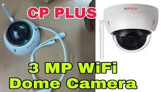 CP PLUS 3MP Full HD WiFi IR Vandal Dome Camera - CP-UNC-VA30L3-MW II UNBOXING and SPECIFICATIONS