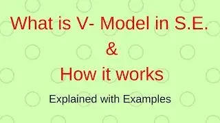 What is V -Model in Software Engineering ? | Advantages & Disadvantage | Testing Methods in Hindi