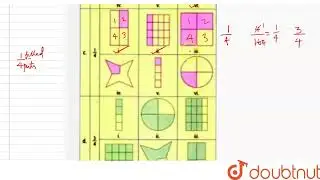 Tick everypicture that has a shaded part equivalent to the given fractions.  | 6 | FRACTIONS  | ...