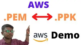 #10 Convert PEM to PPK | Vice versa | Convert PPK to PPM | PuttyGen | AWS | Tamil