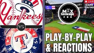 🔴LIVE New York Yankees vs Texas Rangers - Play-By-Play & Reactions (9/2/24)