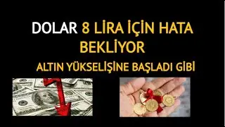 ALTIN YÜKSELİŞİNE BAŞLADI | DOLAR 8 LİRAYI GÖRMEK İÇİN HATA BEKLİYOR