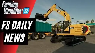 FS NEWS! BIG JCB 220X Excavator, Alma Missouri, Plus American Falls Update