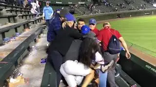 RACIAL SLURS DURING FIGHT AT CHICAGO CUBS GAME