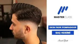 SKINFADE POMPADOUR SAÇ KESİMİ | SKINFADE POMPADOUR HAİRCUT |ASMR