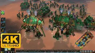 Space Marines vs Eldar - No Limit Mod - Massive Battle - 4K Quality - Warhammer 40K Dawn Of War 3