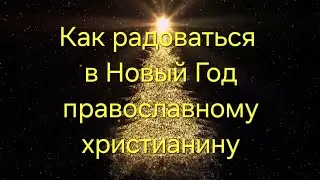 Как радоваться в Новый Год православному христианину
