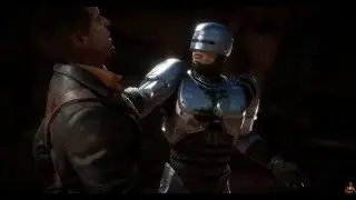 Mortal Kombat 11 Robocop vs Erron Blake (Fatality) (Very Hard)