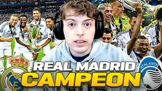 DAVOO XENEIZE REACCIONA A REAL MADRID CAMPEON DE LA SUPERCOPA DE EUROPA (2024 ) VS ATALANTA