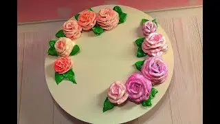 РОЗЫ для НОВИЧКОВ из БЗК!!! НЕСКОЛЬКО ПРОСТЫХ БАЗОВЫХ ТОНКОСТЕЙ. КОМБИНАЦИЯ ЦВЕТА!