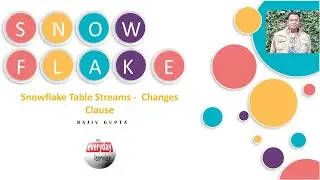 Snowflake Table Stream - Changes Clause Hands on | Rajiv Gupta Learn Everyday