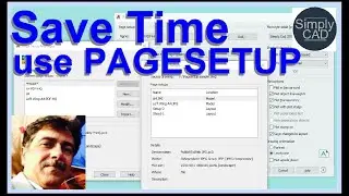 Save Time by using Page Setups