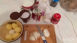 Өтее оңаай, етсіз қуырылған картоп!Бәрінің қолынан келеді!Студенттік,бюджетті тағам!