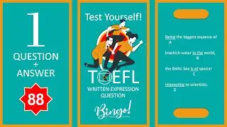 TOEFL QUIZ #88 TOEFL Written Expression Question (Word Form (Noun))