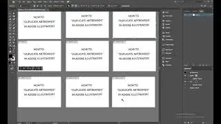 Duplicate an Artboard in Adobe Illustrator