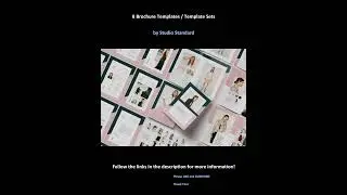 8 Brochure Templates / Template Sets by Studio Standard