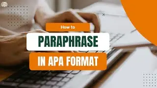 APA: Paraphrasing Sources