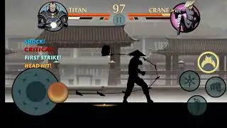 invisible body titan vs crane | titan mod | composite sword | shadow fight 2